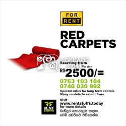 Red Carpets for rent