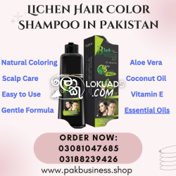 Lichen Hair Color Shampoo in Pakistan 03188239426