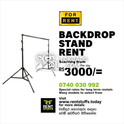 Backdrop stand rent