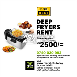 Deep fryers rental