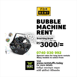 Bubble machine rental